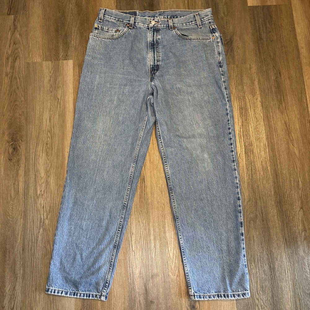 Vintage Levis 550 Jeans Mens 38x30 Relaxed Fit Y2K 2001‎ Stone Wash 100% Cotton